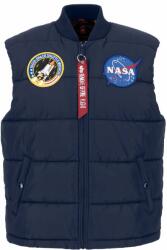 Alpha Industries Puffer Vest NASA - replica blue