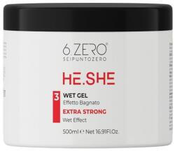  6. ZERO He. She wet gel -; Vizes hatású Zselé 500ml