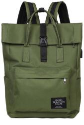 Dollcini Női Laptoptáska - Elegáns, Vízálló Utazóhátizsák - Zöld (428183)