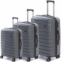 Dollcini Dollcini, Világjáró Bőrönd, Több méretben, Több színben - 3 db set - Szürke (SB01176D)