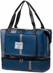 Dollcini Dollcini, többfunkciós utazótáska, új száraz és nedves elválasztás, hordozható utazótáska, fitness táska - Kockás kék (426446)