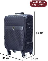 Dollcini Utazóbőrönd - Több Színben és Méretben Kapható - 58x20x35 cm - Fekete (357890-166C)