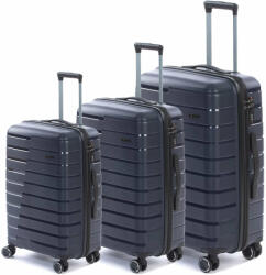 Dollcini Dollcini, Világjáró Bőrönd, Több méretben, Több színben - 3 db set - Kék (SB01172D)