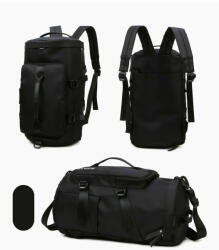 Dollcini Divatos Női Hátizsák - Utazóhátizsák, Víz- és Karcálló, Könnyű - Fekete (423681)