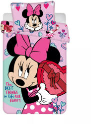 Jerry Fabrics Disney Minnie Xoxo gyerek ágyneműhuzat 100×135 cm, 40×60 cm (JFK034828)