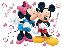 AG Sticker Mickey Mouse si Minnie - 65x85cm - DK882