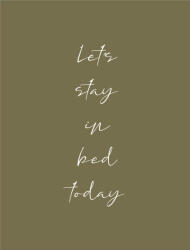 Eosette Let s stay in bed today Art Print - eosette - 65,00 RON