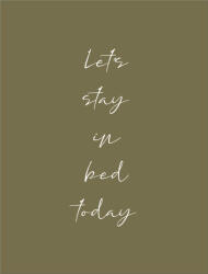 Eosette Let s stay in bed today Art Print - eosette - 50,00 RON