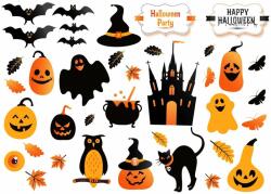 Eosette Sticker decorativ Halloween - 50x70 cm