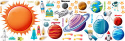 Eosette Sticker educativ - Sistemul solar - Planete