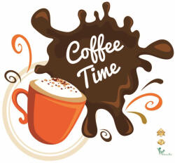 Eosette Stickere decorative cafea - Coffee time - 60x55 cm
