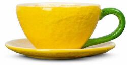 Byon csésze és csészealj Lemon - sárga Univerzális méret