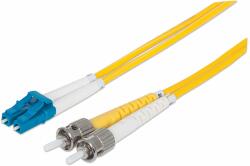 Intellinet 750011 cabluri din fibră optică 2 m LC ST OS2 Galben (750011)