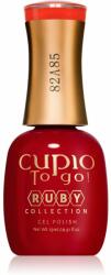 Cupio To Go! Ruby gél körömlakk UV / LED-es lámpákhoz árnyalat Flame Scarlet 15 ml