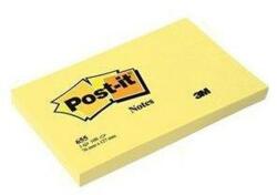 Post-it Öntapadós jegyzet 3M Post-it 655 76x127mm sárga 6x100 lap