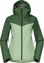 Bergans Skar Light 3L Shell Jacket Women Light Jade Green/Dark Jade Green S Jachetă (3059-25370-S)