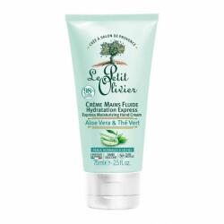 Le Petit Olivier Ingrijire Corp Express Moisturizing Hand Cream Aloe Vera & The Vert Crema Maini 75 ml