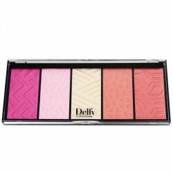 Delfy Cosmetics Machiaj Ten Blush Collection Palette Paleta 28 g