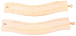 Bigjigs Toys Sine curbate 22 cm 2 buc (DDBJT173) Trenulet