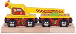 Bigjigs Toys Wagon cu macara (DDBJT416)