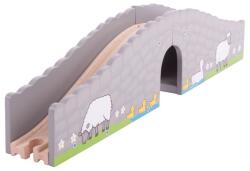 Bigjigs Rail Farm pod cu tunel (DDBJT246)