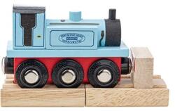 Bigjigs Toys Tren din lemn Terrier albastru (DDBJT490)