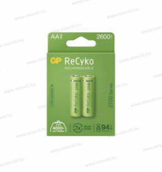 GP Batteries RECYKO AA HR6 akkumulátor 2700mAh 2db/bliszter B2127 (B2127)