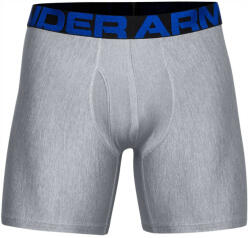 Under Armour Tech 6in 2 Pack férfi boxer S / szürke/kék