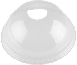Biodeck Capace Biodegradabile Compostabile rPET Cupola Transparente, Gaura O, 95 mm, 50 Bucati (CAP-RPET-CUPO-T-95-50)