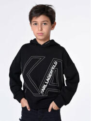 Karl Lagerfeld Kids Bluză Z25431 S Negru Regular Fit