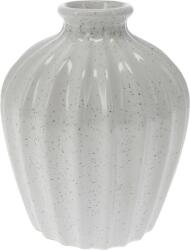 4-Home Vază din porțelan Sevila, 11, 5 x 15 cm, alb