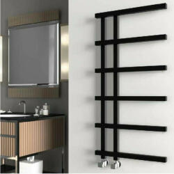 Sanica Potenza design fürdőszoba radiátor fekete 500x1000