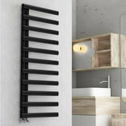 Sanica Mendoza design fürdőszoba radiátor fekete 500x1200