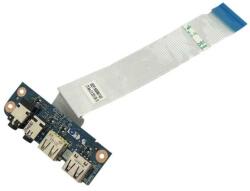 tel-szalk-19296933036 Lenovo IdeaPad Y400 Audio Jack csatlakozó flexibilis kábellel (tel-szalk-19296933036)