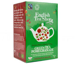 English Tea Shop bio zöld tea gránátalma 20x1, 5g 30g