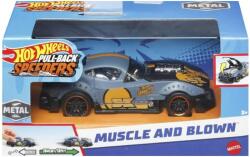 Mattel Hot Wheels: Pull-Back Speeders Muscle and Blown hátrahúzható fém kisautó modell 1/43 - Mattel (HPR70/HPR75) - jatekshop
