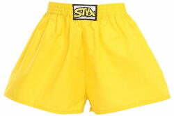  Styx Sárga gyerek boxeralsó klasszikus gumi (J1068) - méret 6-8 éves