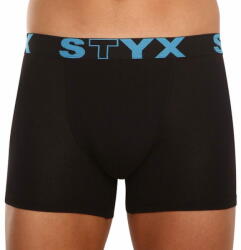  Styx Fekete long férfi boxeralsó sport gumi (U961) - méret M