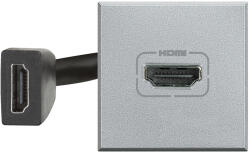 Legrand Priza conector HDMI Axolute Bticino 2M aluminiu HC4284 (HC4284)