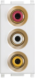 Vimar Priza audio RCA 1M Vimar Plana alb 14335 (14335)