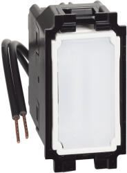 Legrand Intrerupator cap cruce cu led albastru 1M Living Now Bticino K4004LB (K4004LB)