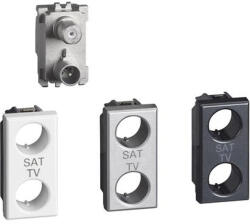 Legrand Priza TV SAT Axolute Bticino 1M alb aluminiu antracit H4214D (H4214D)