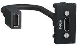 Schneider Electric Priza conector HDMI 1M Schneider Noua Unica antracit NU343054 (NU343054)
