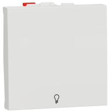 Schneider Electric Intrerupator revenire simbol lumina 2M Schneider Noua Unica alb NU320618L (NU320618L)