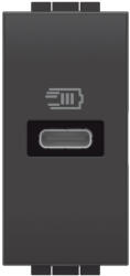 Legrand Priza USB 1M Tip C 5-9-12V Living Light Bticino antracit L4192C (L4192C)