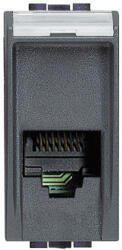 Legrand Priza telefon RJ11 Living Light Bticino 1M antracit L4258 11N (L4258/11N)