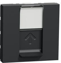 Schneider Electric Priza RJ45 CAT5 UTP 2M Schneider Noua Unica antracit NU341154 (NU341154)