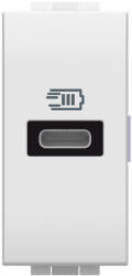 Legrand Priza USB 1M Tip C 5-9-12V 1500mA Living Light Bticino alb N4192C (N4192C)