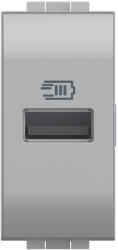 Legrand Priza USB 1M Tip A 5V Living Light Bticino aluminiu NT4191A (NT4191A)