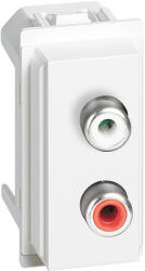 Legrand Priza audio-video RCA 1M Living Now Bticino alb KW4269R (KW4269R)